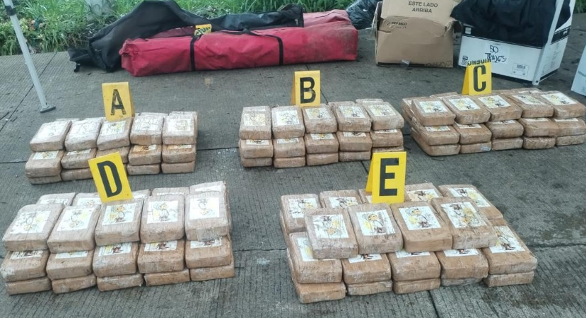 Autoridades incautan 150 kilos de cocaína con un valor de más de Q15 millones