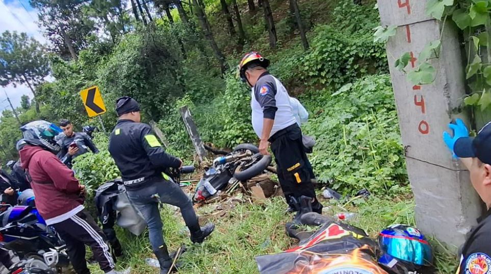 Video de cómo motorista derrapó y luego murió en la ruta Interamericana