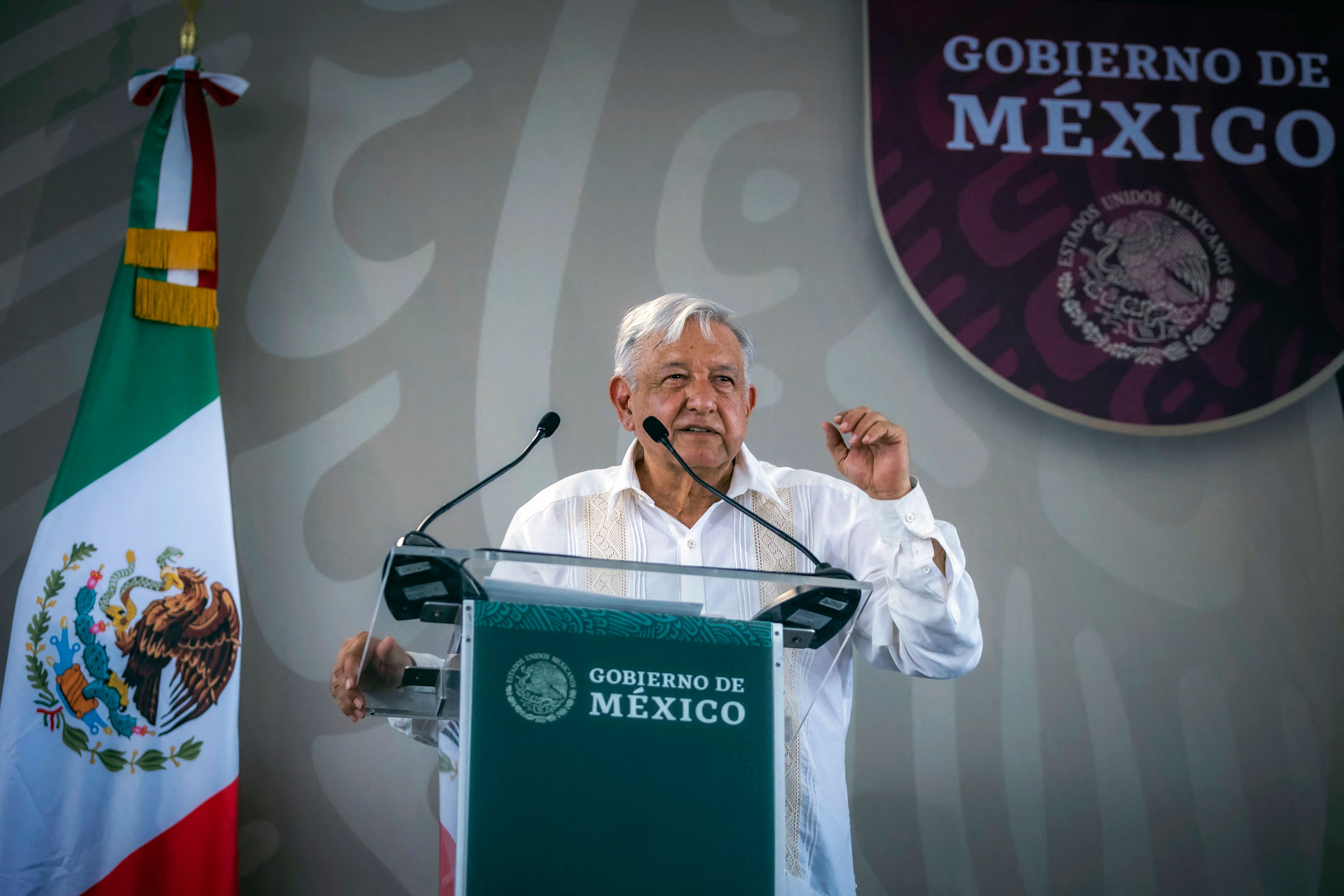 Andrés Manuel López Obrador, presidente de México. (Foto Prensa Libre: AFP)