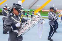 FESTIVA DE BANDAS SAN PABLO 2024. Se llev a cabo el Festival de Bandas del colegio San Pablo, en las instalaciones del Estadio Cementos Progreso. 21 bandas de guerra y marciales participaron en la actividad. En la imagen, banda de guerra Colegio San Pablo.

Juan Diego Gonzlez.  110824