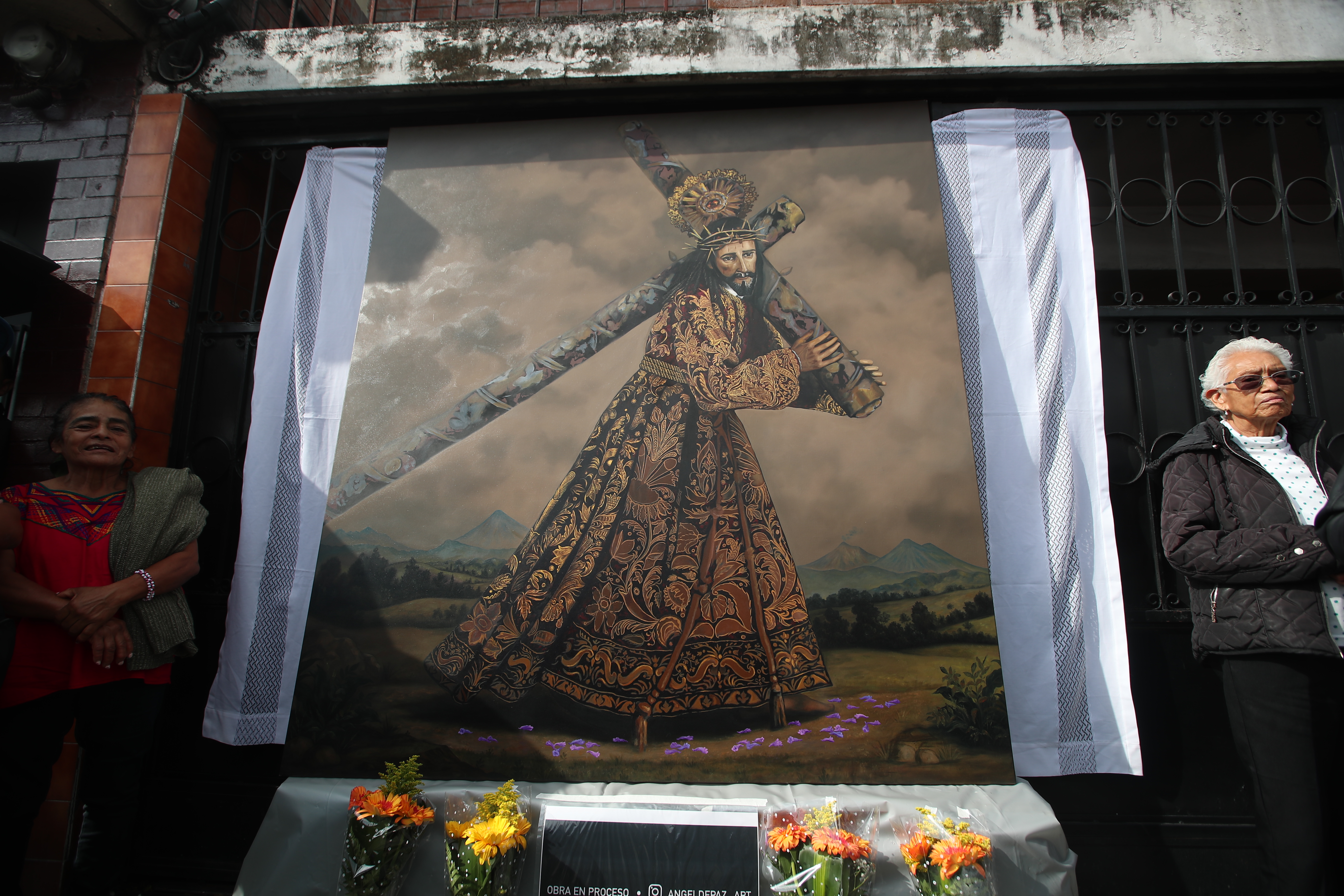 El 18 de febrero de 1721, Jesús Nazareno de La Merced fue nombrado como el protector y defensor de la ciudad de Guatemala, ofreciendo protección contra terremotos, pestes, incendios, inundaciones y otras calamidades temporales y espirituales. (Foto Prensa Libre: Byron Rivera Baiza) 