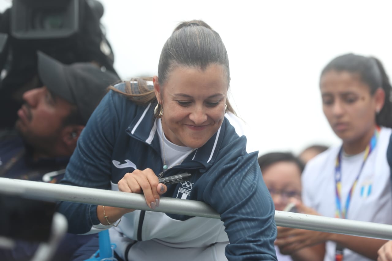 Waleska Soto, tiradora que también representó a Guatemala. (Foto Prensa Libre: Juan Diego González)