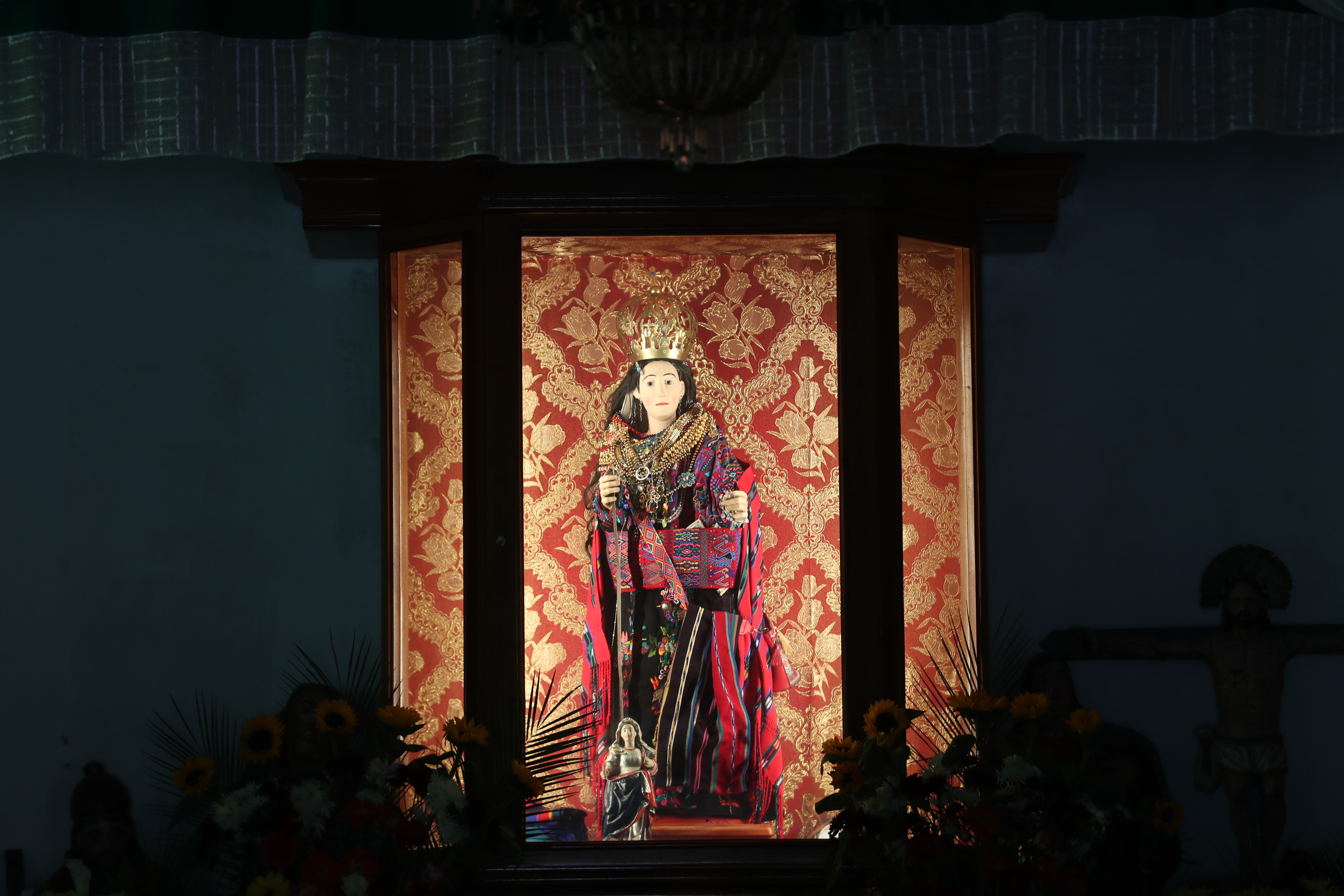 Santa Catalina de Alejandría es la patrona del municipio de Santa Catarina Palopó, su fiesta se celebra el 25 de noviembre. (Foto Prensa Libre: Érick Ávila)