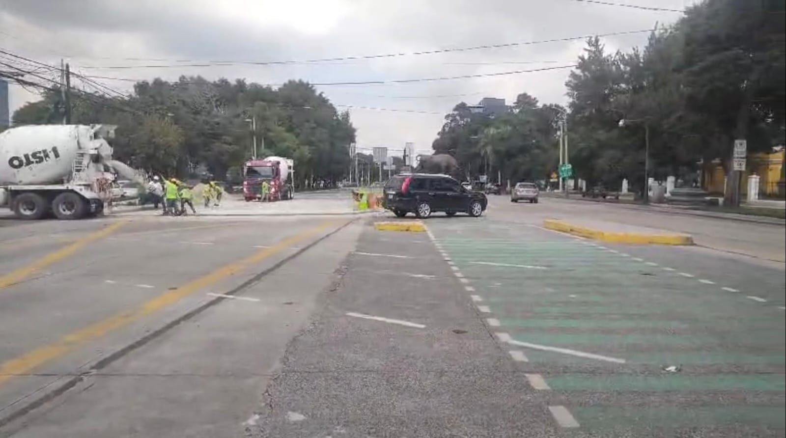 Carriles principales de la avenida Reforma están cerrados por trabajos