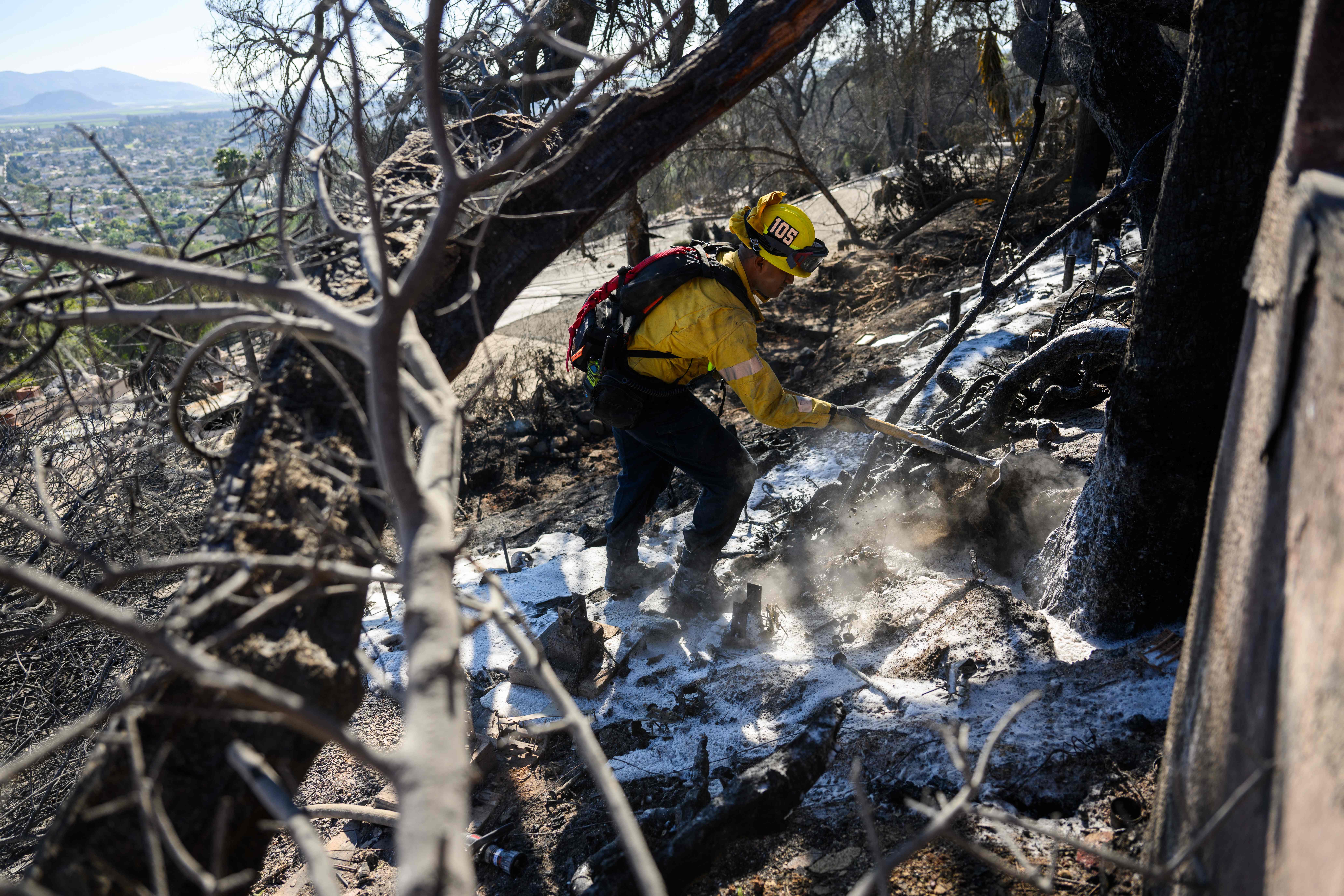 Bomberos en California