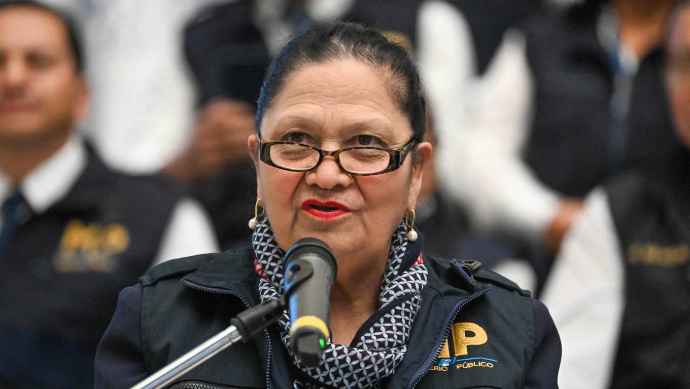 María Consuelo Porras, fiscal general y jefa del Ministerio Público, tiene prohibición de viaje a Estados Unidos por sanciones del Departamento de Estado. (Foto Prensa Libre: AFP)