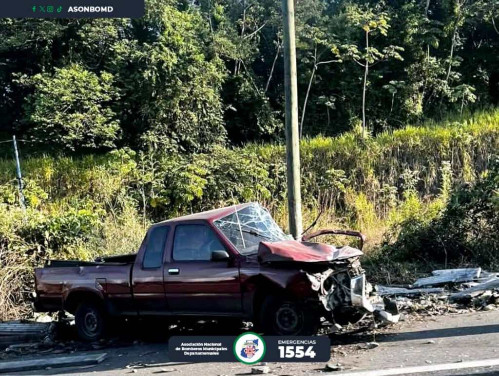 accidente picop 112.5 ruta al Pacífico 