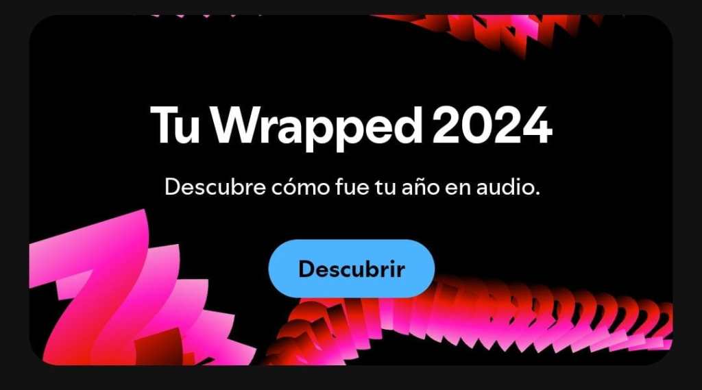 Banner del spotify wrapped 2024