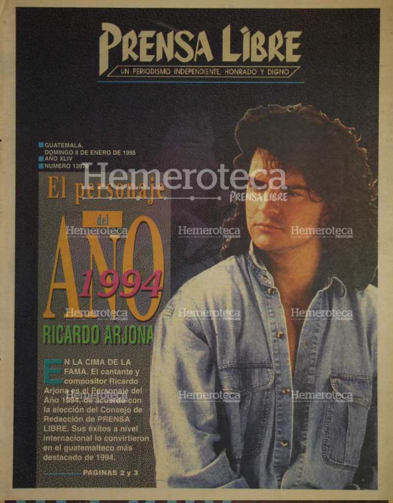Personaje del Año de Prensa Libre en 1994