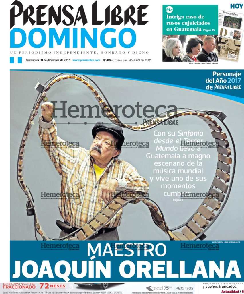 Personaje del Año de Prensa Libre en el 2017