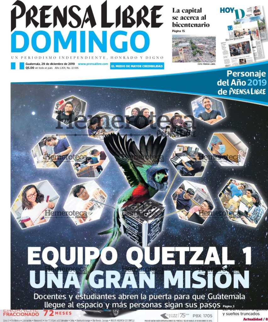 Personaje del Año de Prensa Libre en el 2019