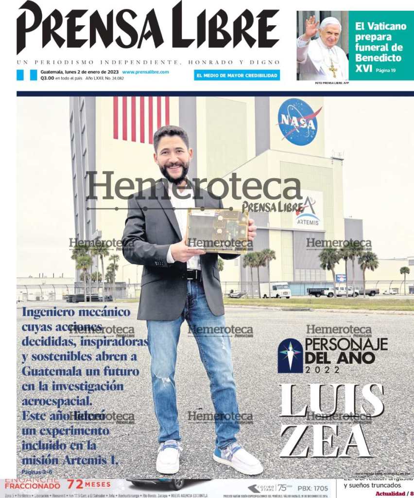 Personaje del Año de Prensa Libre en el 2022