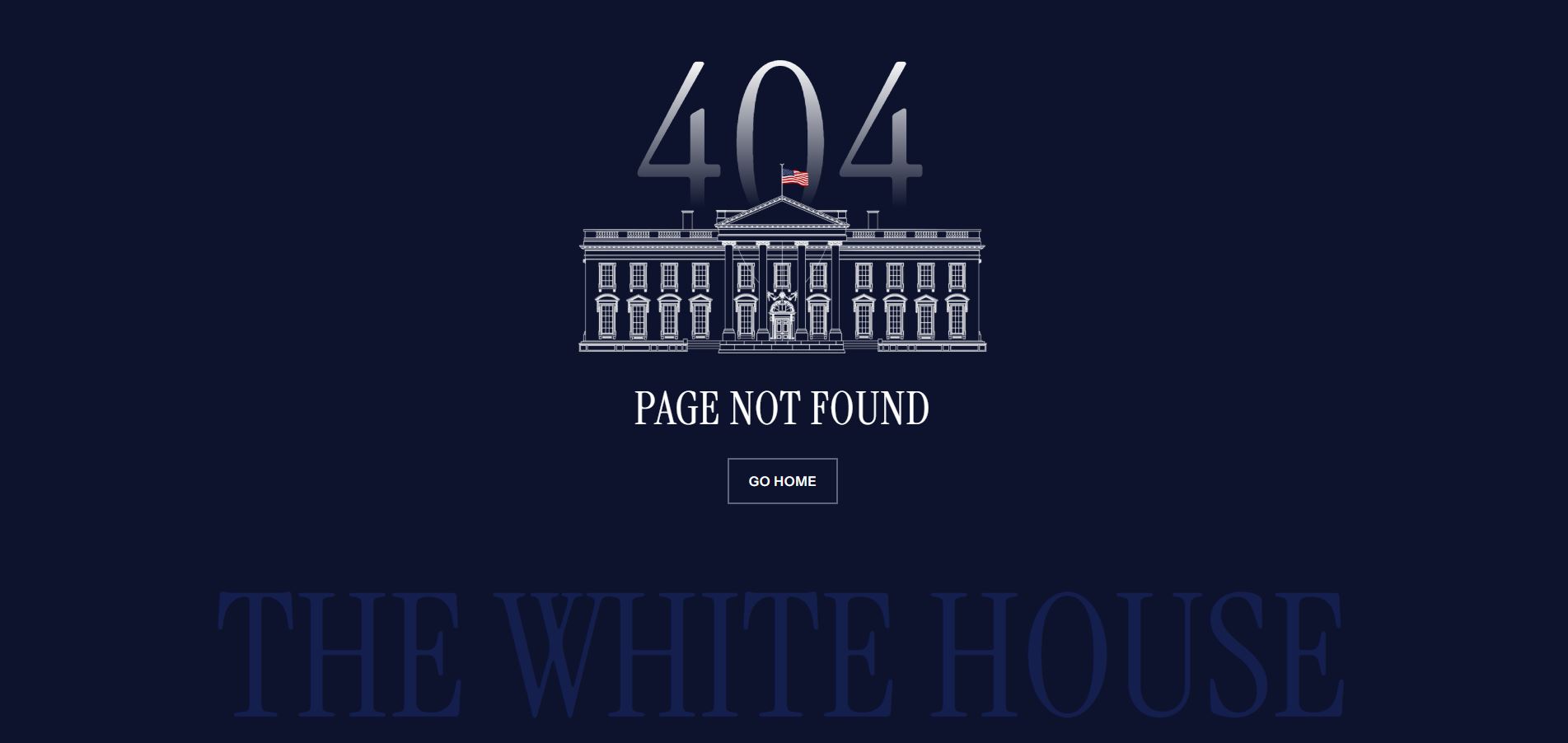 Con un link que dice “Go Home”, Donald Trump cierra el sitio en español de la Casa Blanca