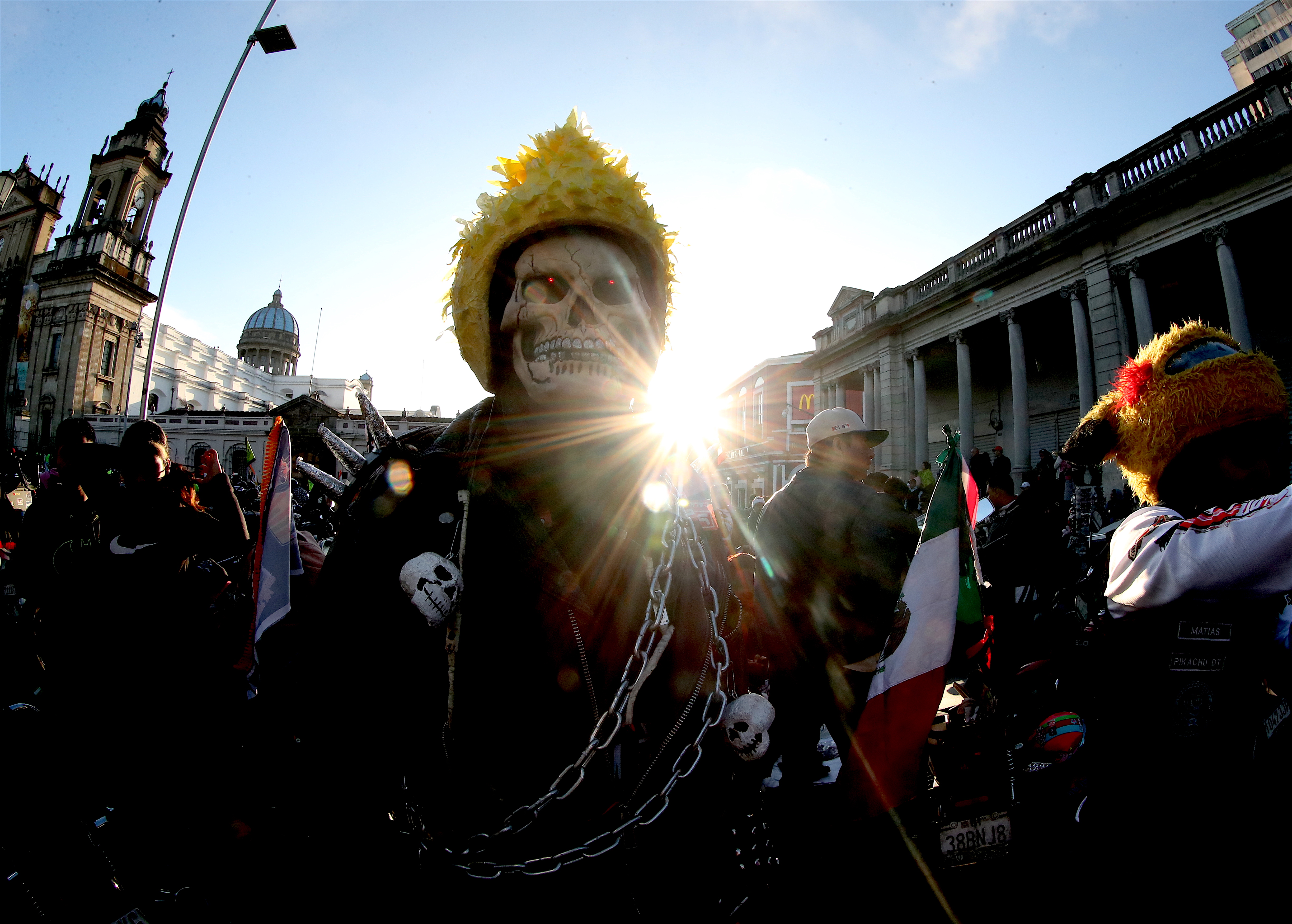 Esta es la 64 edición de la tradicional caravana que reúne a miles de motoristas nacionales y extranjeros. (Foto Prensa Libre: Esbin García) 