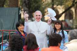 Visita del Papa Francisco a San Cristobal de las Casas, Chiapas, Mexico. Preparativos, seguridad y turismo.  Fotografia Esbin Garcia
