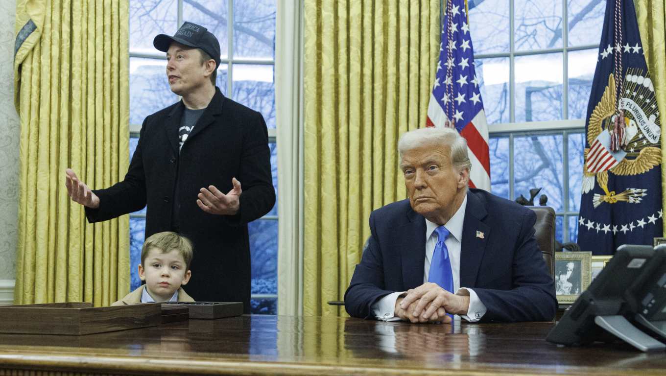 Donald Trump y Elon Musk en la Casa Blanca