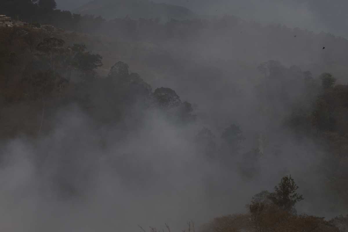 ontaminación visible en el aire durante un episodio crítico de calidad del aire