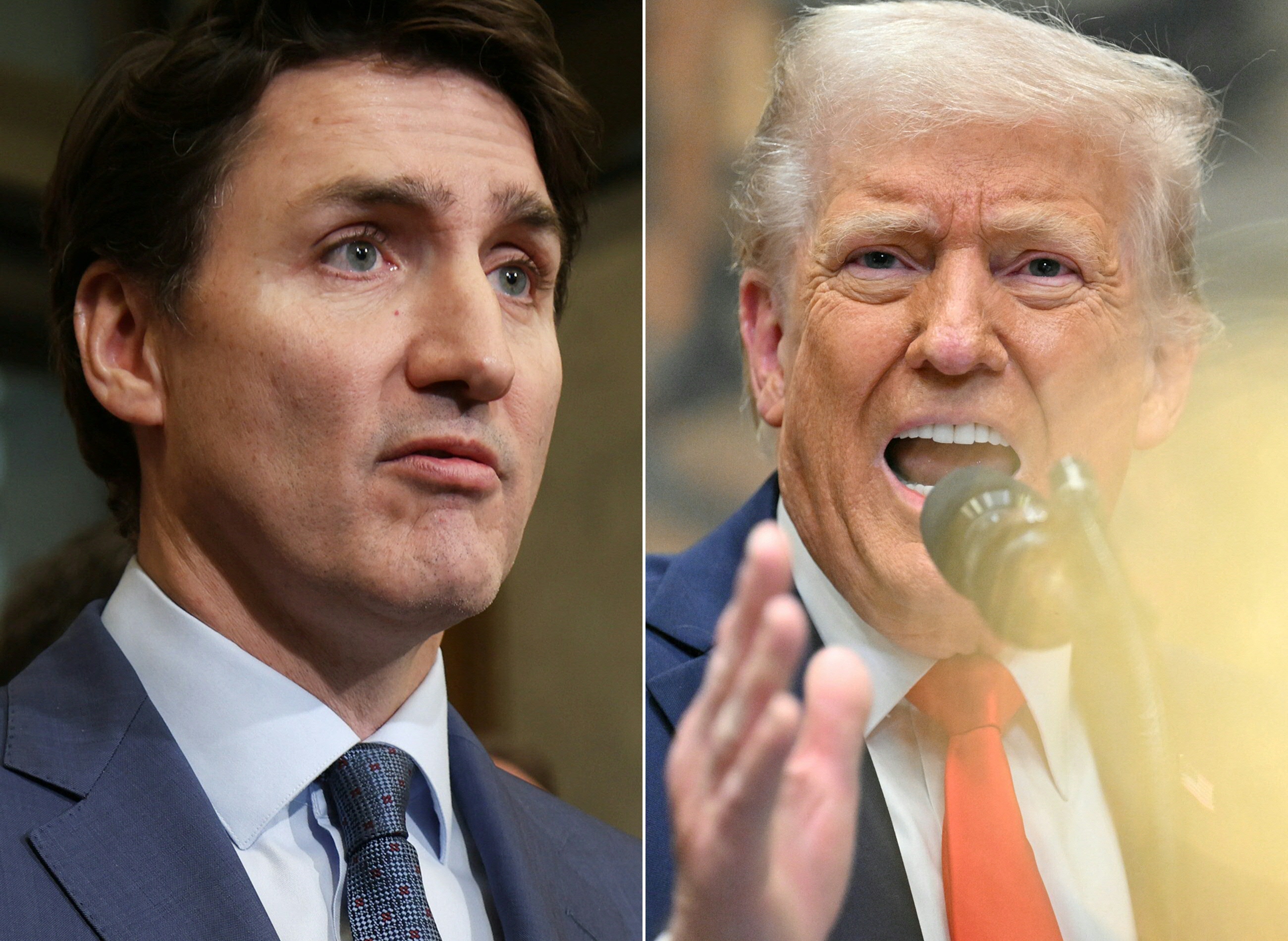 Donald Trump and Justin Trudeau