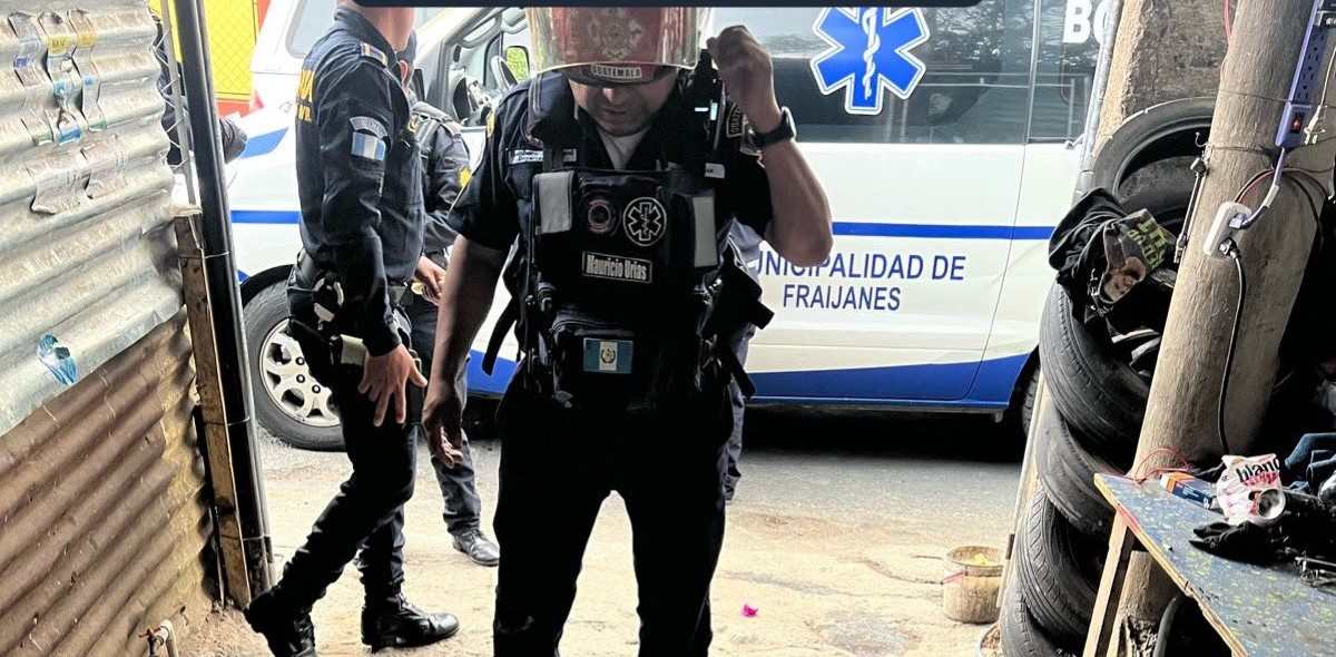 Two people died in a motorcycle workshop in Fraijanes, after strangers perpetrated an armed attack. (Free Press Photo: CBMD)