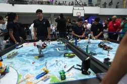 Estudiantes de ms de 25 centros educativos participaron en el FIRST LEGO League de computacin avanzada, una competencia de robtica a nivel nacional. Los ganadores representaran al pas en los Estados Unidos en un evento internacional. 

Foto: Oscar Vsquez Mijangos
22/03/2025