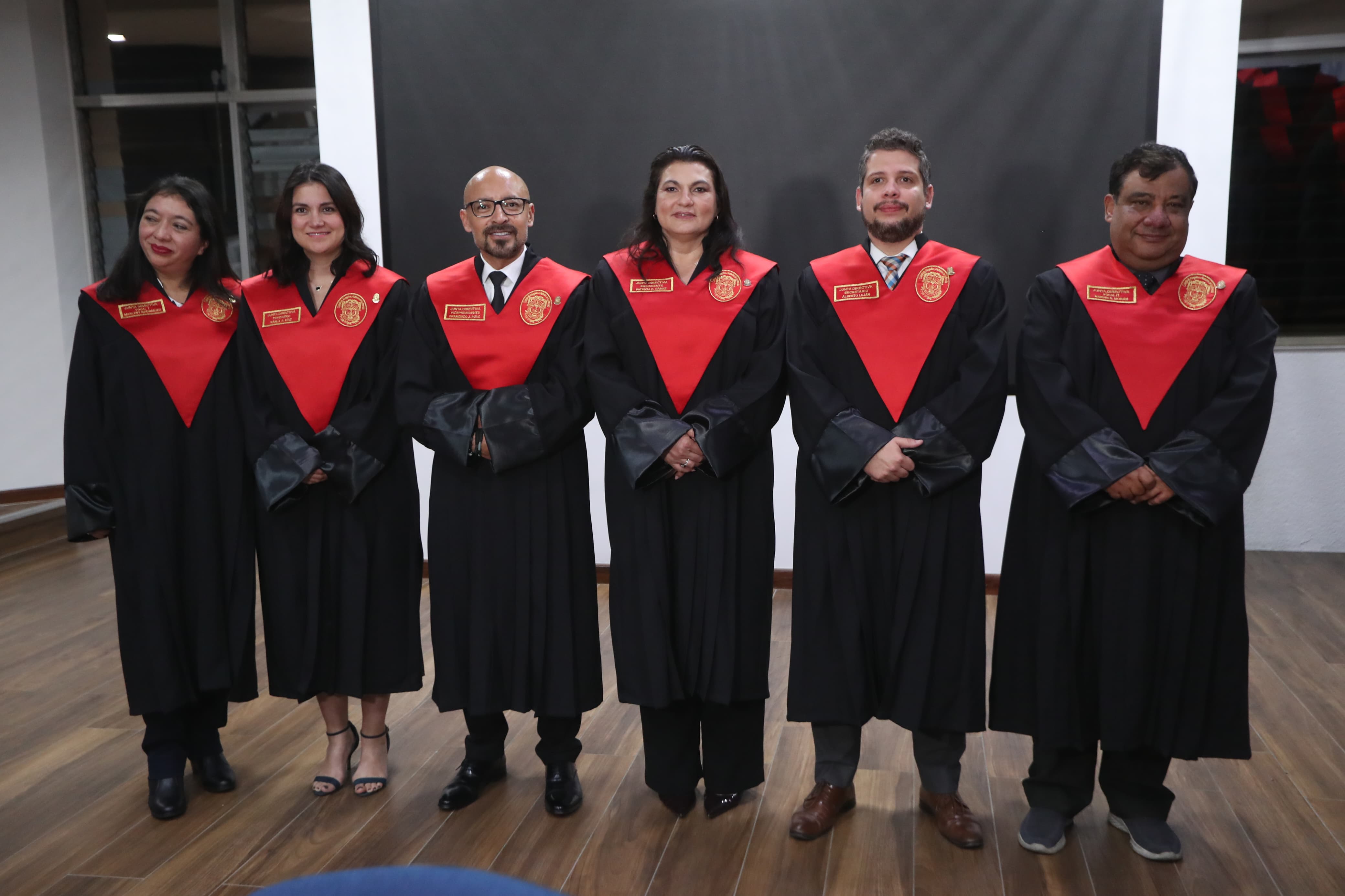 Nueva Junta Directiva del CANG toma juramento y asume el cargo. (Foto Prensa Libre: Oscar Vásquez)