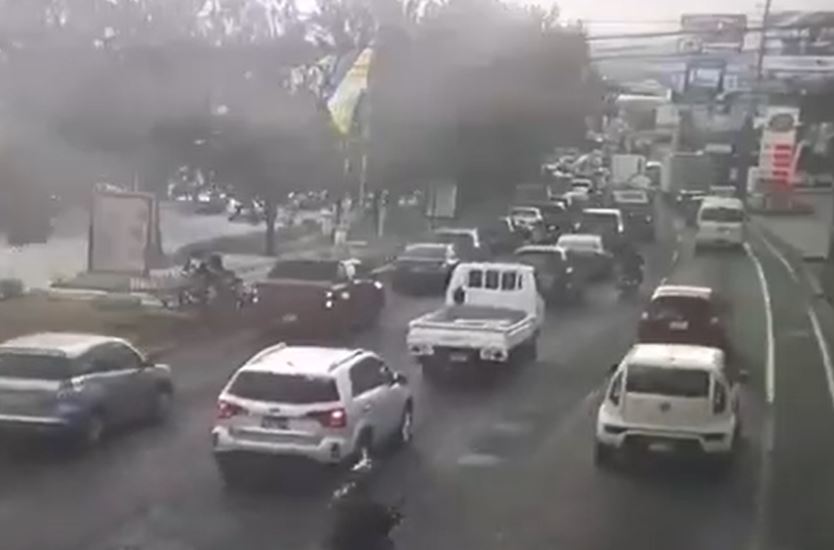 Persona fallece en ruta Interamericana y PMT registra tráfico hasta el bulevar Liberación