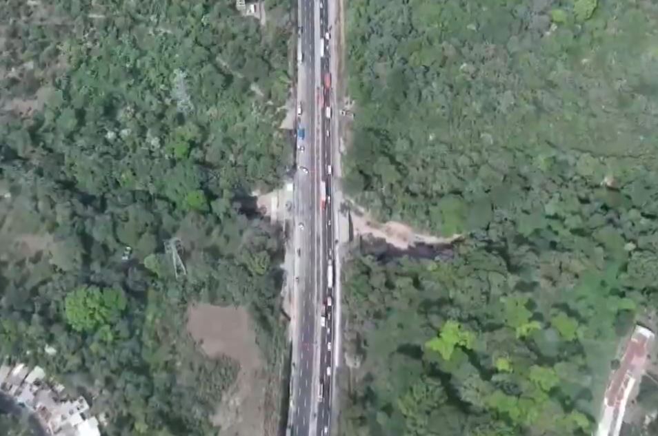 Autoridades rehabilitan el km 44 de la autopista Palín-Escuintla tras más de nueve meses de trabajos de reparación
