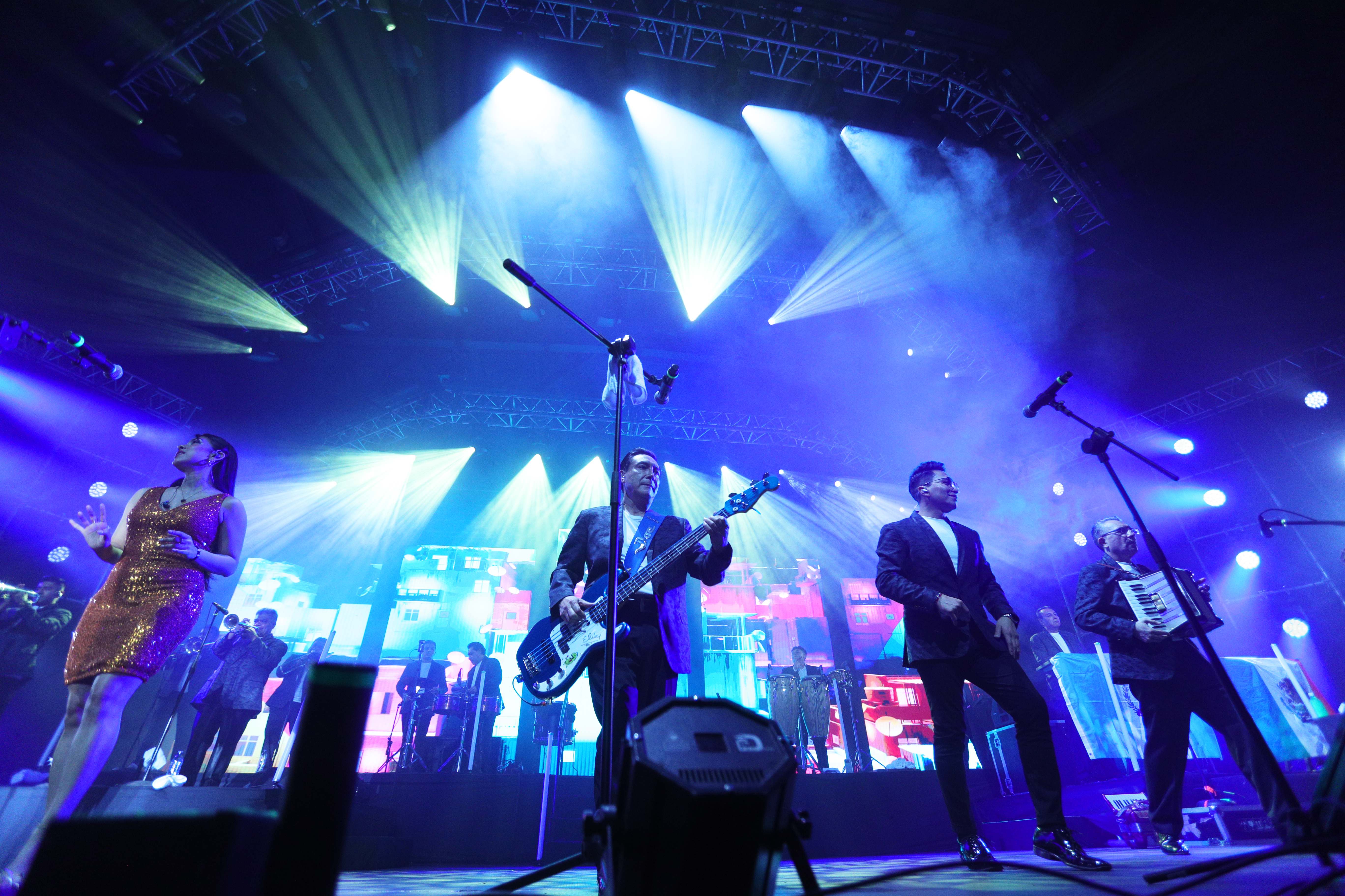 Los Ángeles Azules ofrecen en Guatemala una velada con cumbias, baile y recuerdos