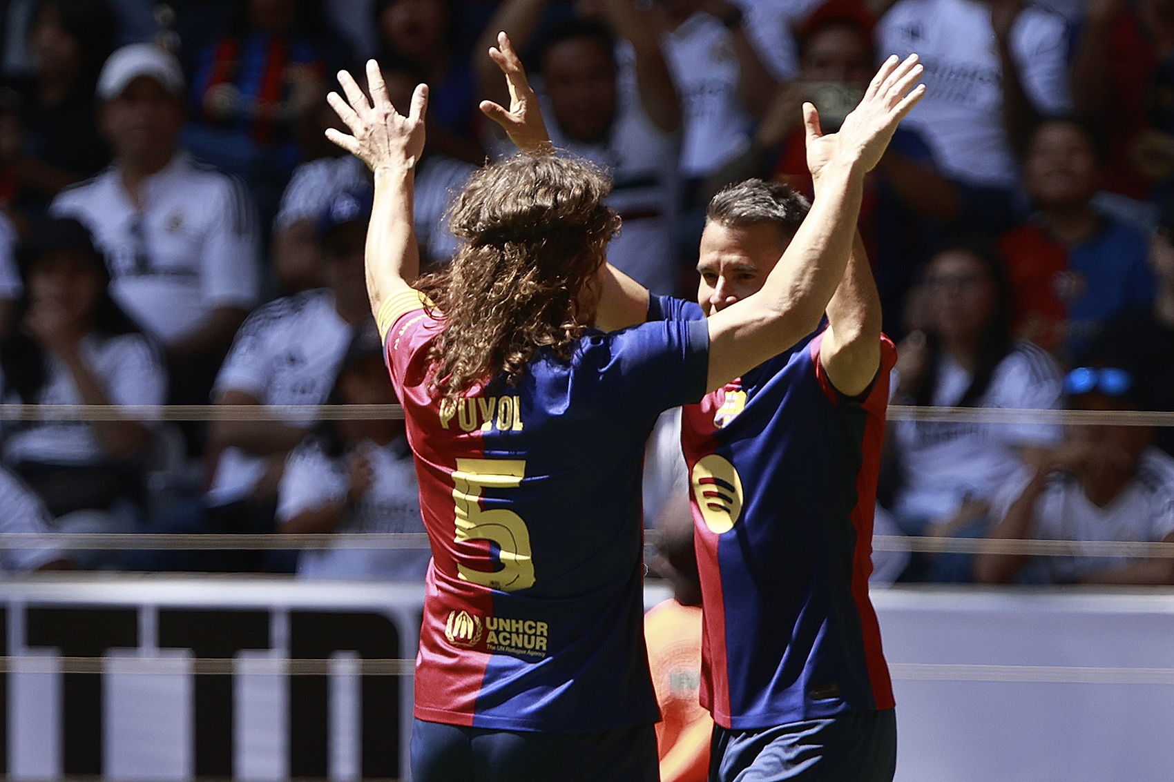VIDEO | Así fueron los goles del Barcelona en el Clásico de Leyendas en el estadio “Mágico” González