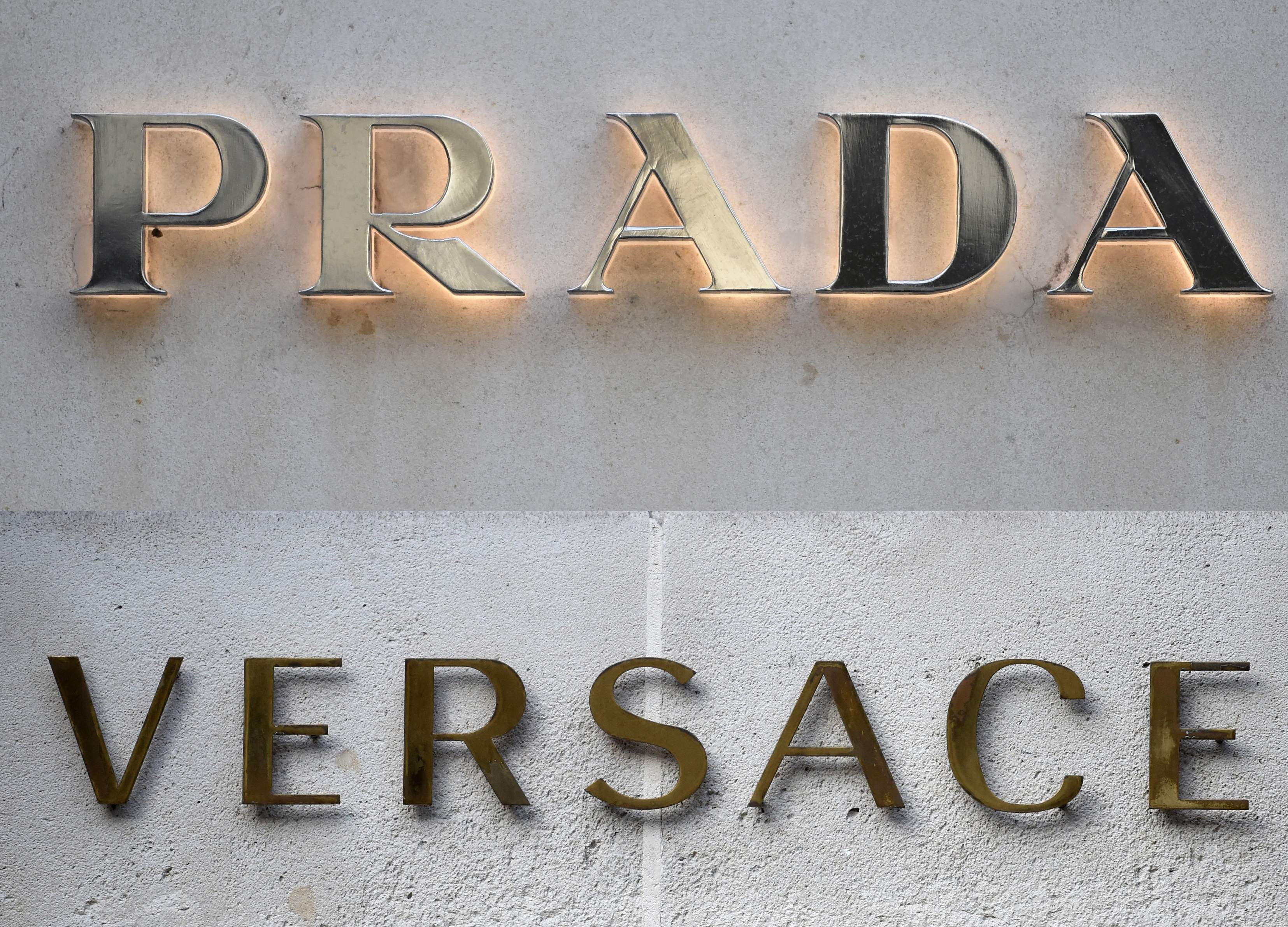 Prada y Versace