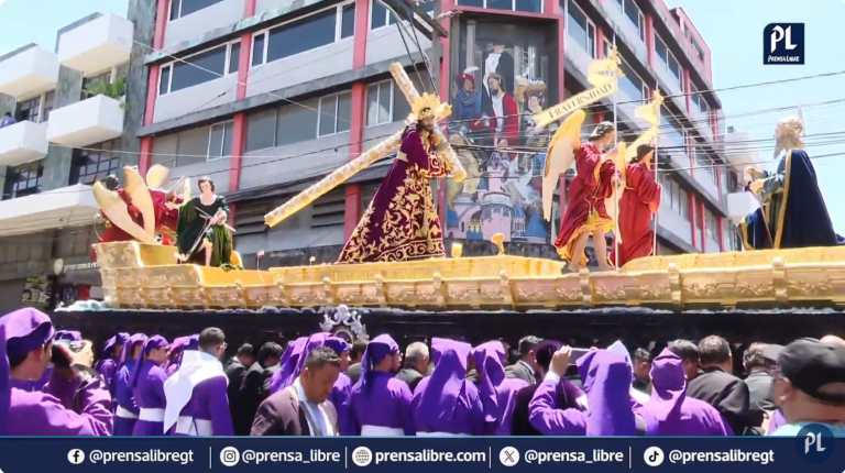 ¿Qué procesiones recorren la Ciudad de Guatemala en Martes Santo 2