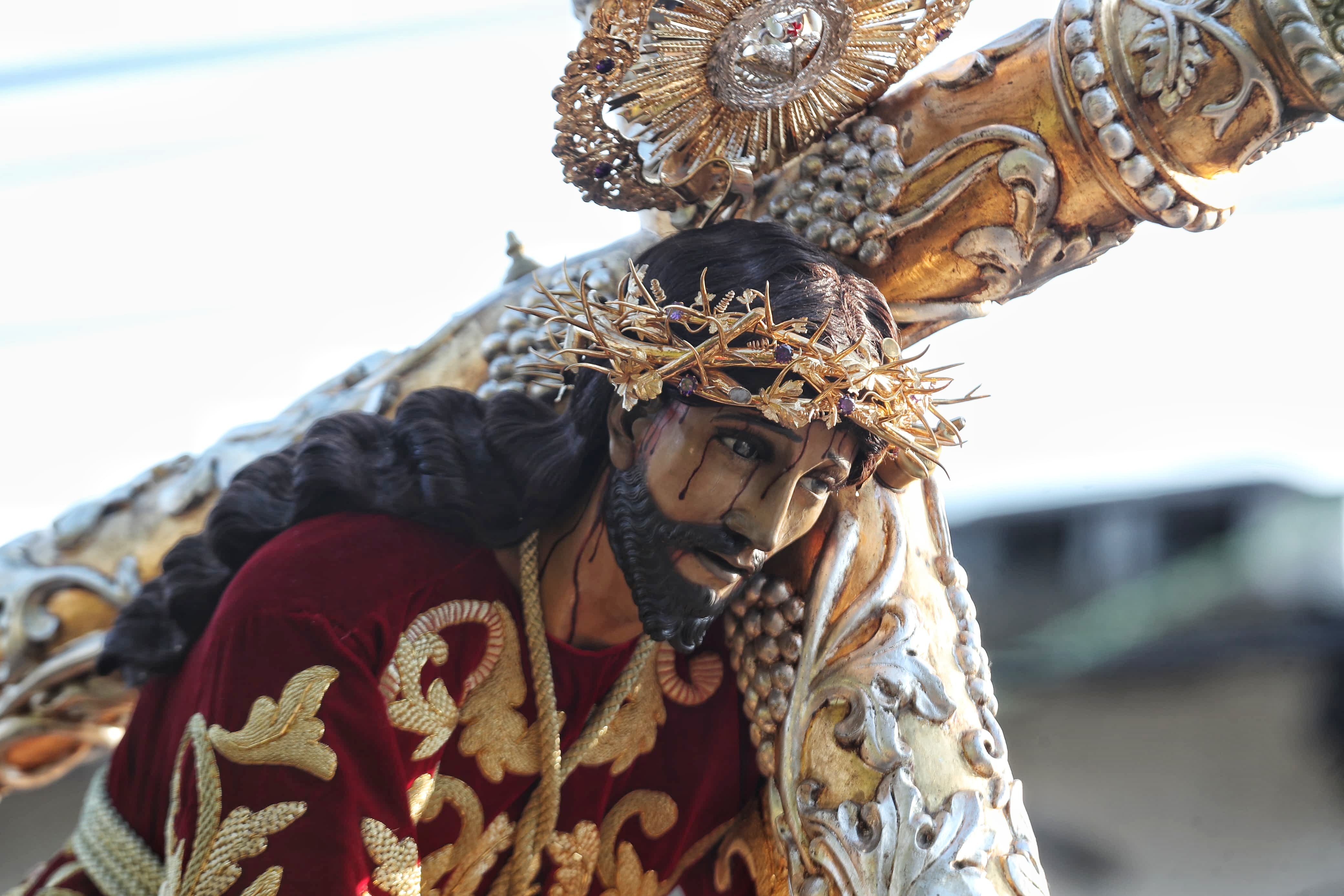 En imágenes: la procesión de Jesús de la Caída de San Bartolomé Becerra en Antigua Guatemala