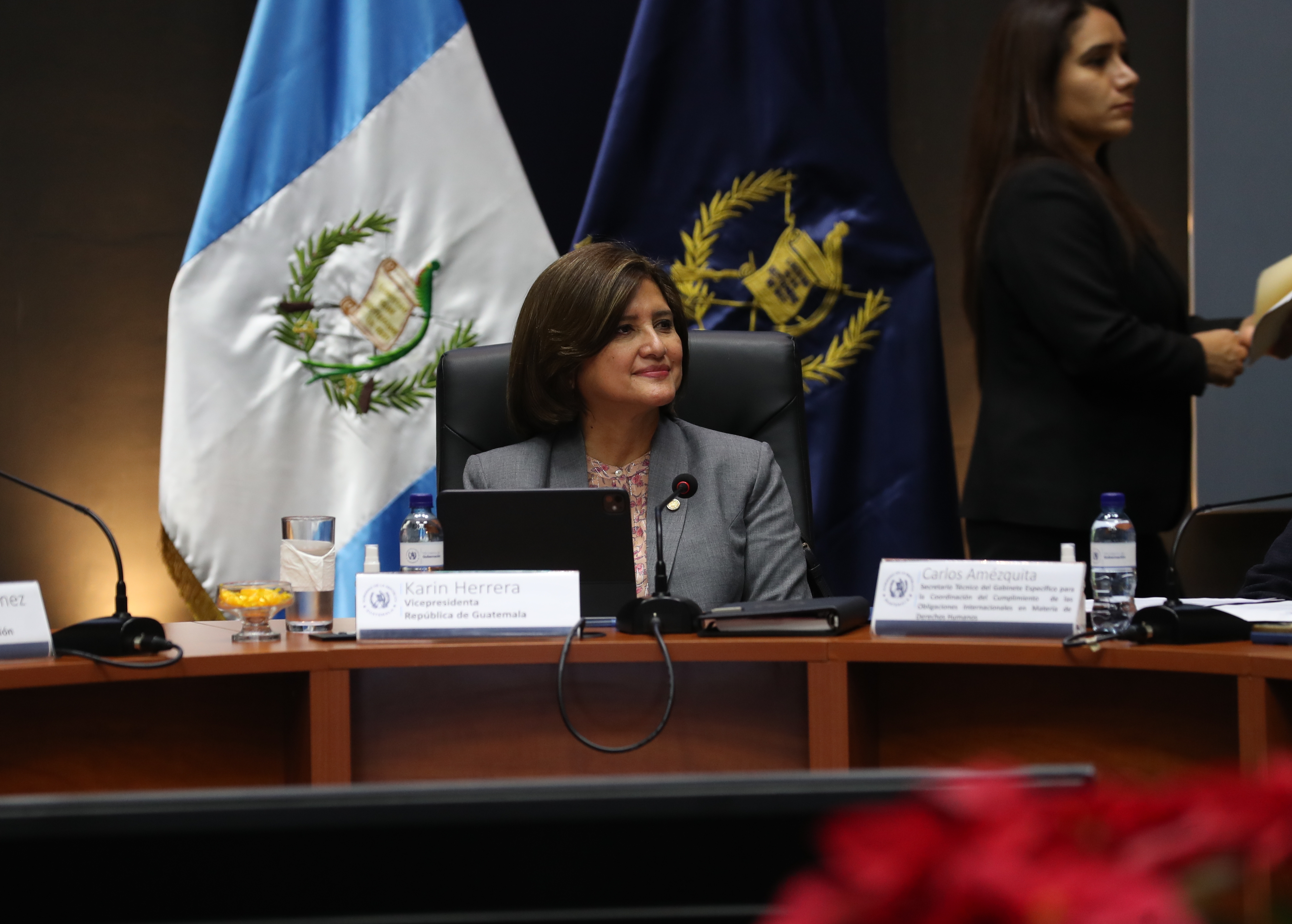 Vicepresidenta Karin Herrera no se redujo el sueldo, gana más que el presidente Arévalo y sería la funcionaria mejor pagada de Guatemala