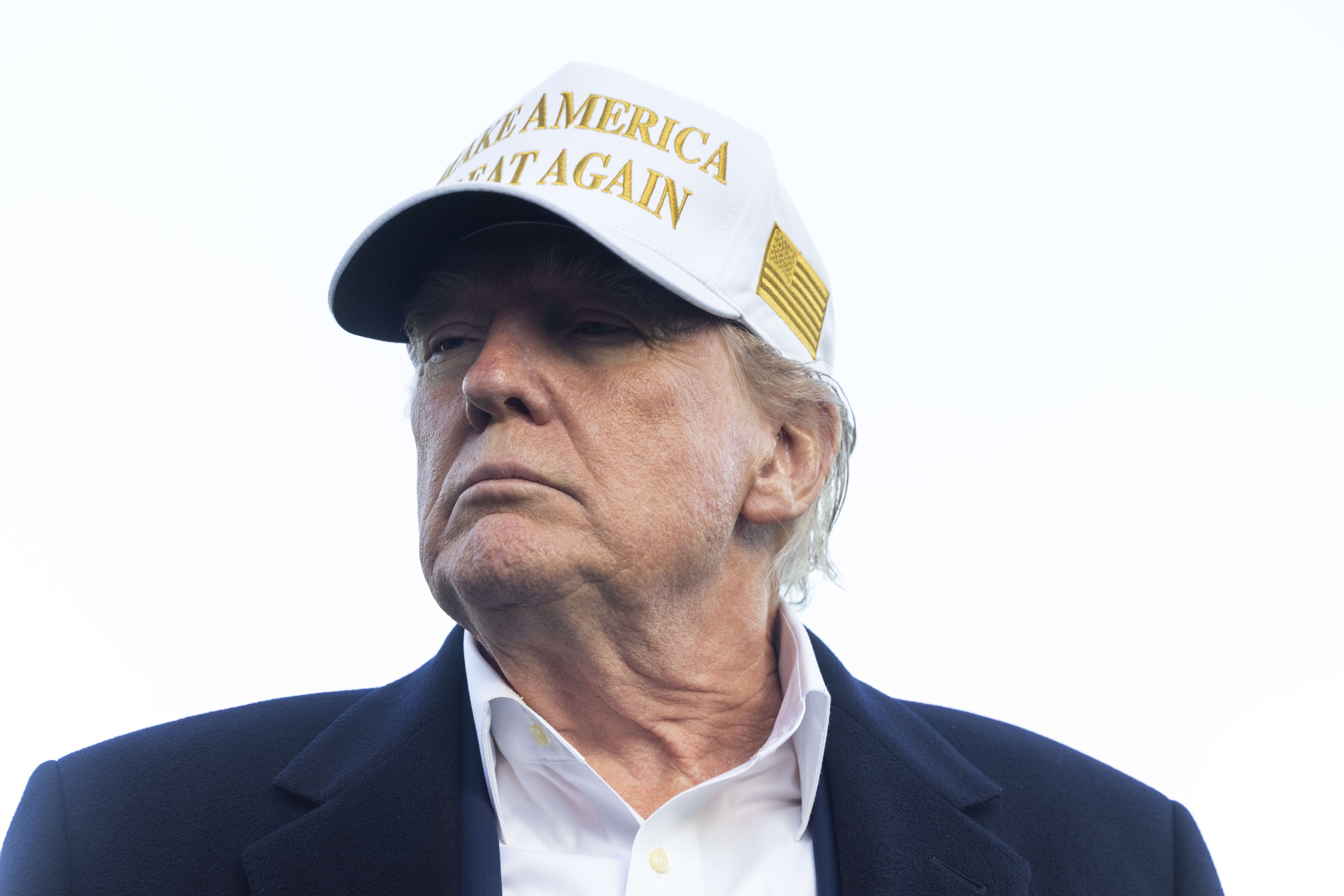 El presidente estaounidense Donald Trump en la Casa Blanca