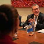 Reunión entre Arévalo y Sheinbaum