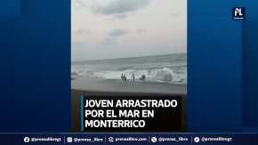 Luis Ángel Contreras Vicente, de 22 años, desapareció el pasado 3 de abril mientras nadaba en la playa de Monterrico, Santa Rosa. Un video muestra el momento previo a que fuera arrastrado por las olas. Este sábado 5 de abril, las autoridades continúan las labores de búsqueda y rescate.