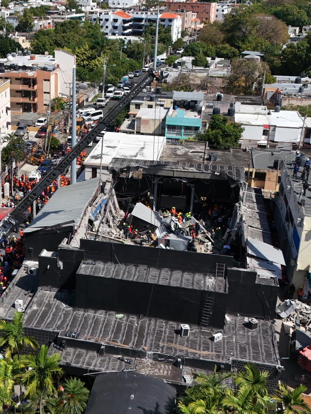 Aumentan a 44 los muertos al desplomarse el techo de una discoteca en Santo Domingo