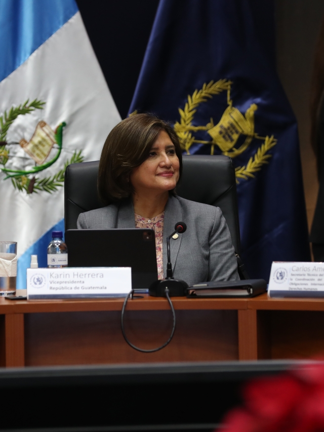 Karin Herrera, vicepresidenta de Guatemala