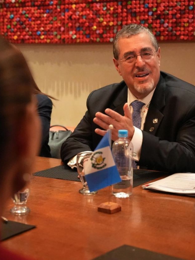 Reunión entre Arévalo y Sheinbaum