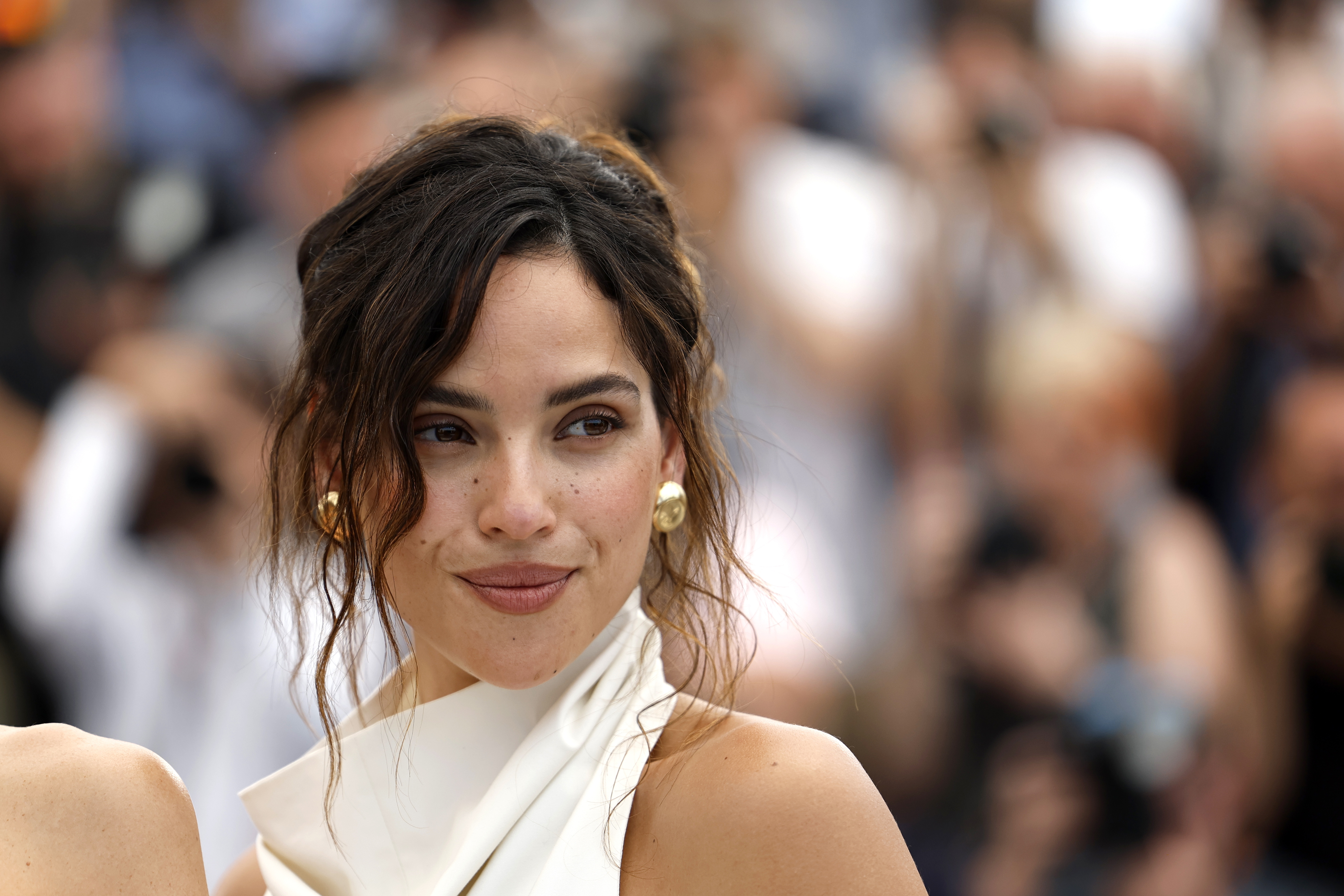 CANNES (France), 19/05/2025.- Adria Arjona attends the photocall for 'Splitsville' during the 78th annual Cannes Film Festival, in Cannes, France, 19 May 2025. The film festival runs from 13 to 24 May 2025. (Cine, Francia) EFE/EPA/GUILLAUME HORCAJUELO