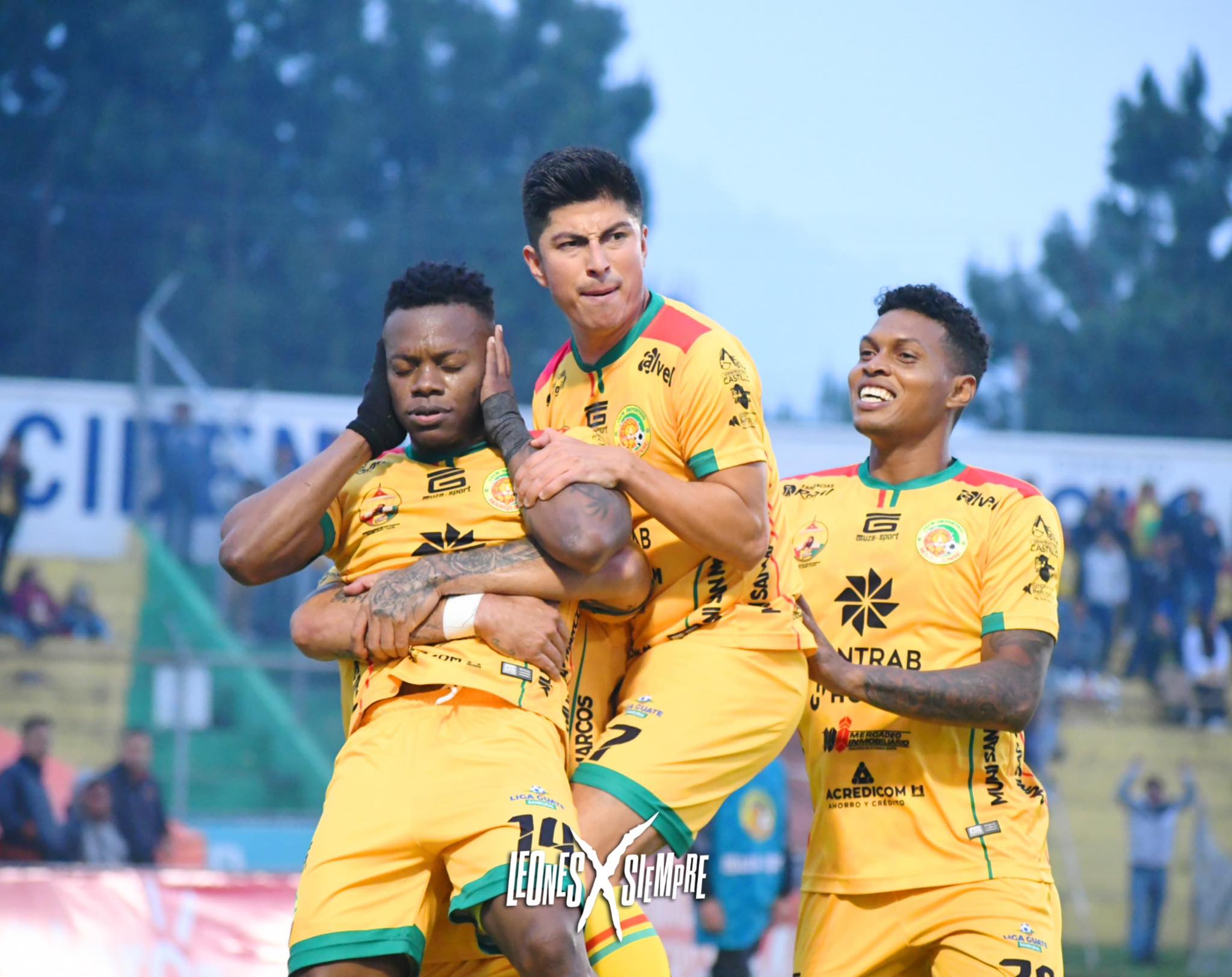 Junior Lacayo fue uno de los goleadores de Marquense ante Comunicaciones.