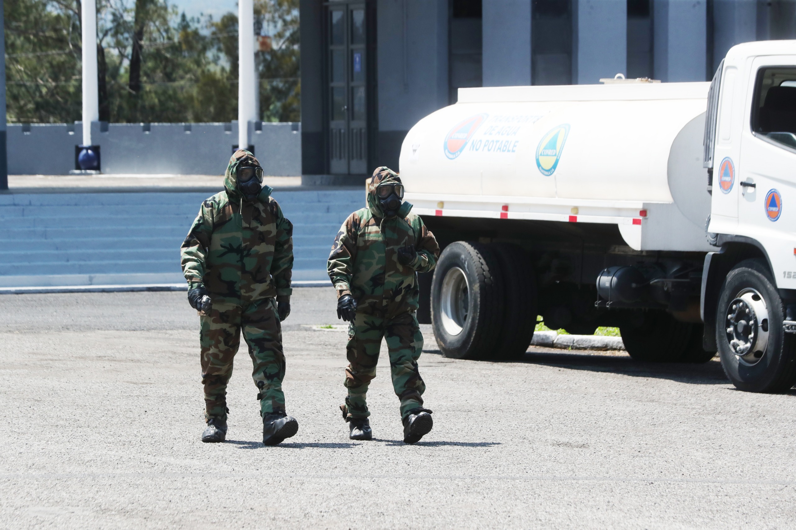 Se efectúa Simulacro de Materiales Peligrosos tras entrenamiento de fuerzas militares de EE.UU.