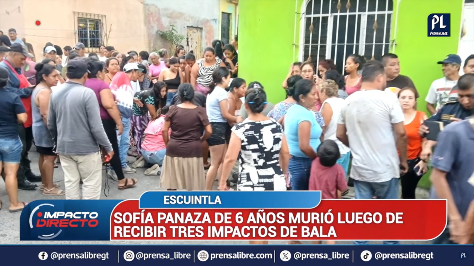 Piden justicia para Sofía, la niña de 6 años que murió en un ataque armado en Brisas del Río