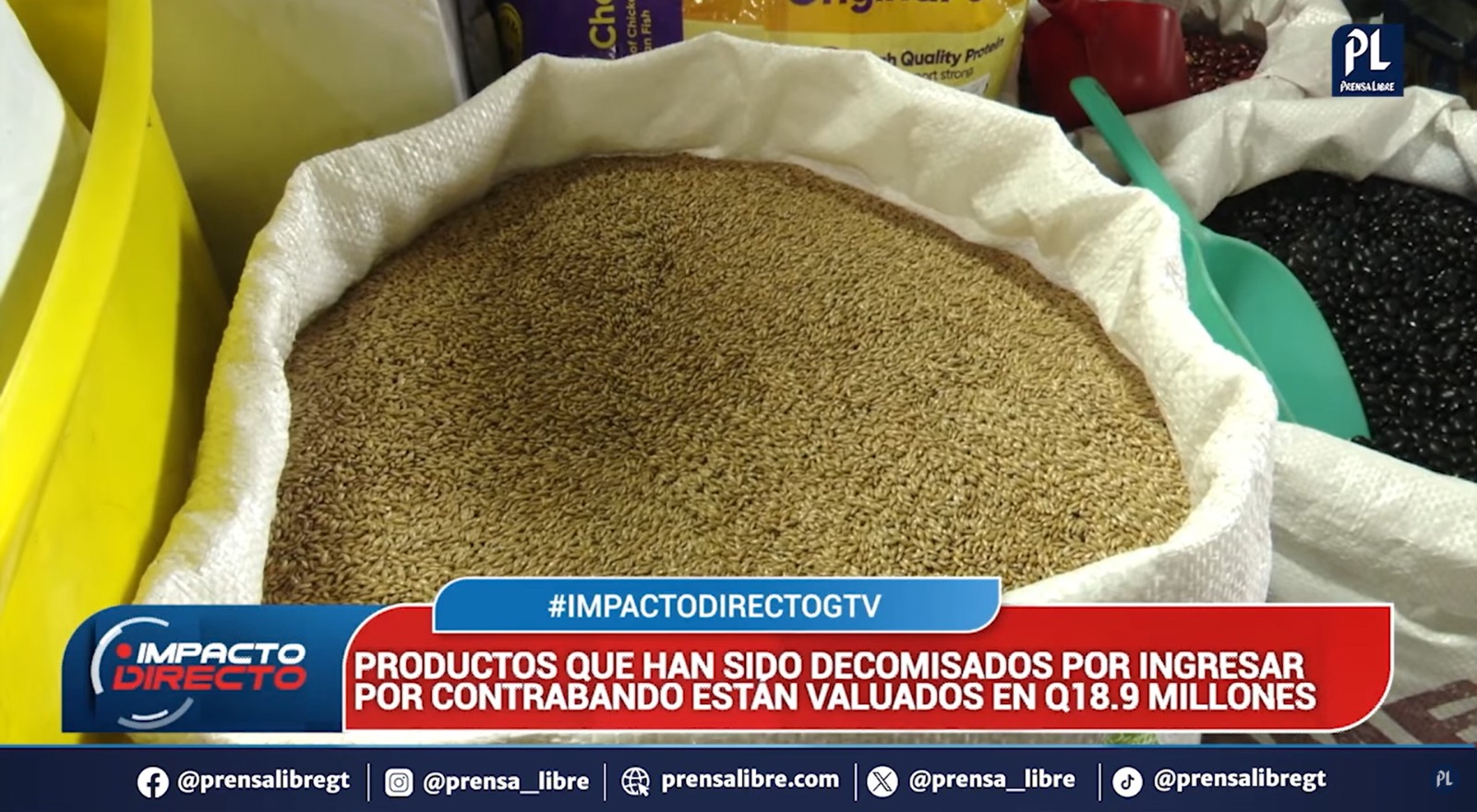 Contrabando deja decomisos por Q18.9 millones en los primeros cuatro meses del año: estos son los productos más afectados
