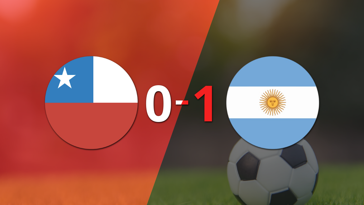 Argentina logró la victoria por 1 a 0 ante Chile