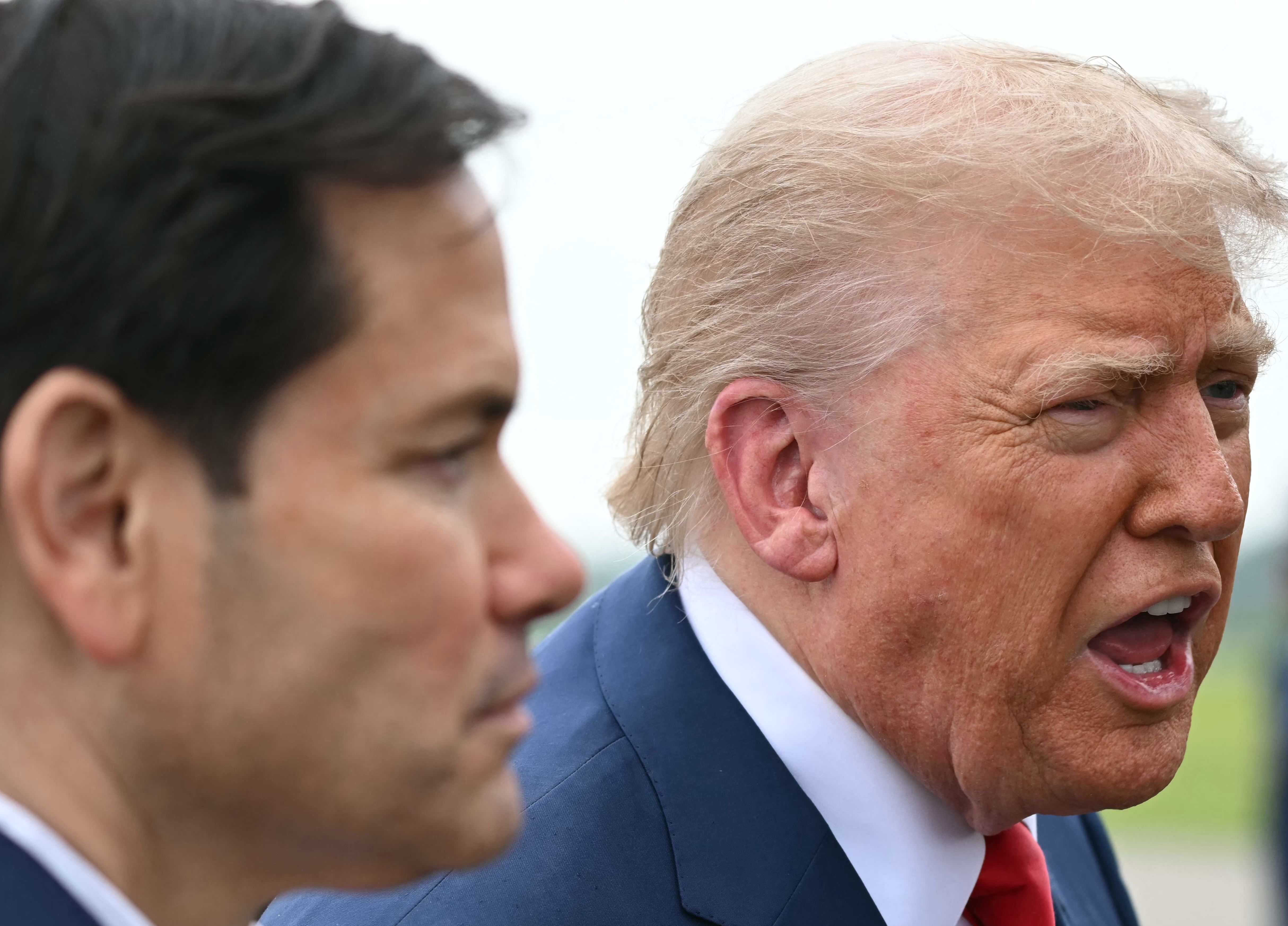 Donald Trump and Marco Rubio