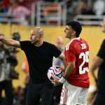 Inter Miami's Argentine head coach Javier Macherano gestures during the Club World Cup 2025 Group A football match between Egypt's Al-Ahly and US Inter Miami at the Hard Rock stadium in Miami on June 14, 2025. (Photo by PATRICIA DE MELO MOREIRA / AFP)