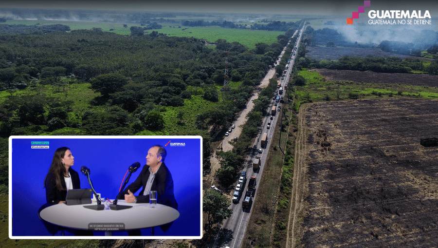 Escuintla-Puerto Quetzal Highway will have 42 kilometers from North to South to South to North. (Free Press Photo: Juan Diego González)