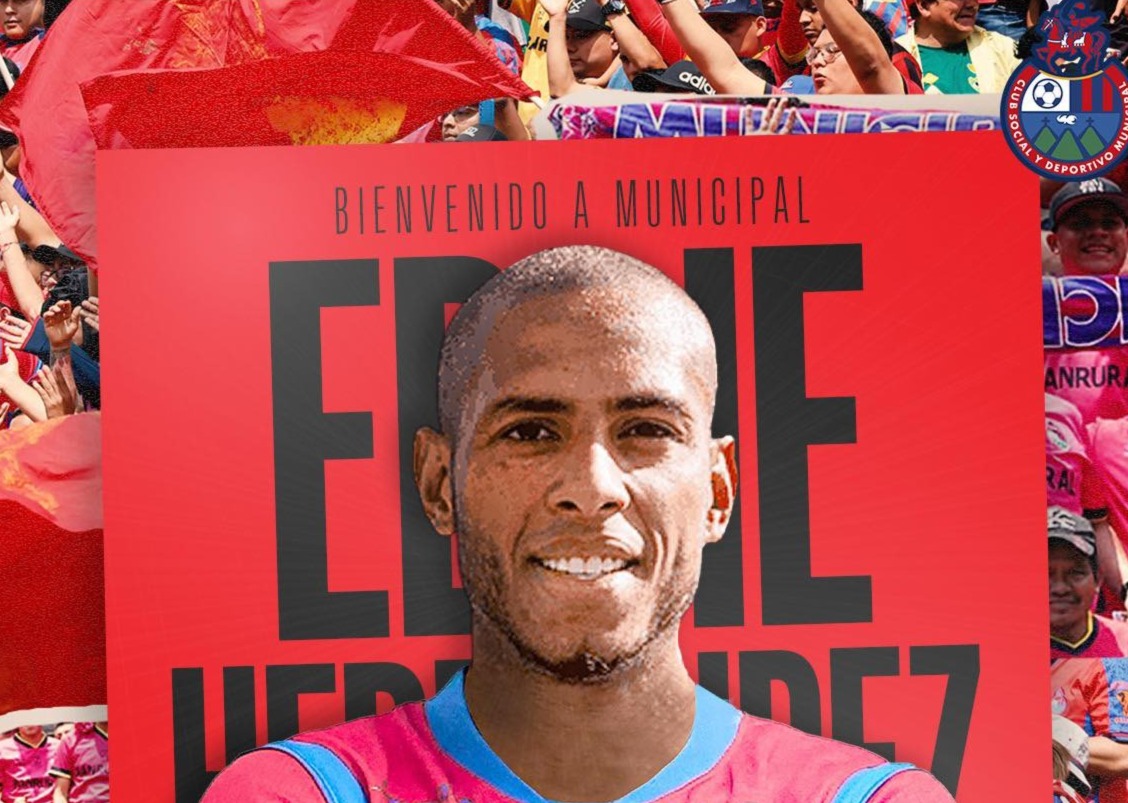 Eddie Hernández, el nuevo refuerzo de Municipal: 14 equipos en 14 años de carrera