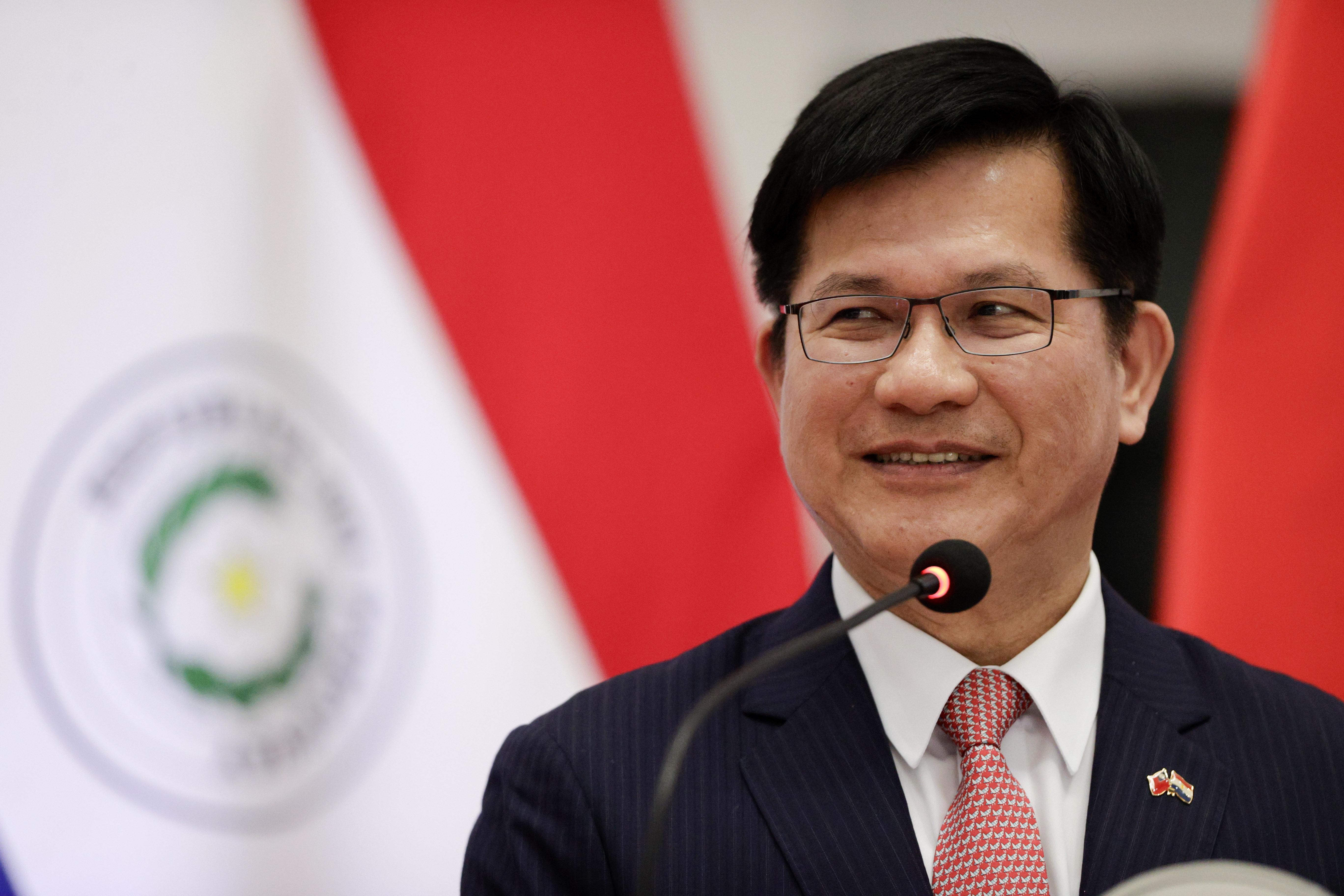 El canciller de Taiwán, Lin Chia-lung. (Foto Prensa Libre: EFE/ Juan Pablo Pino).